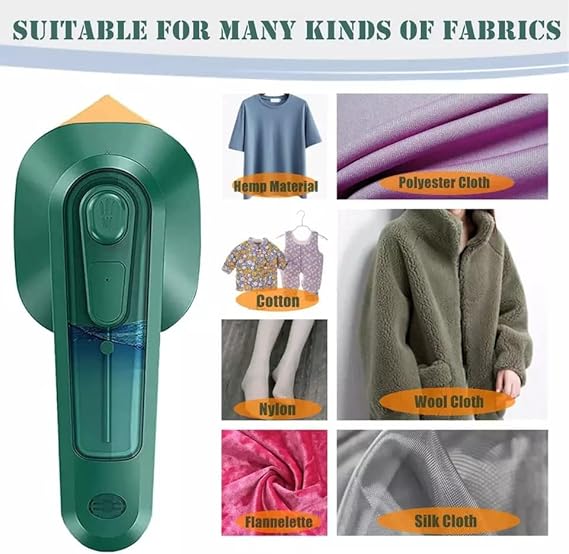 Micro Steam Iron – Portable Dual Mode Dry & Wet Ironing | Fast Heating Mini Iron for Travel & Home