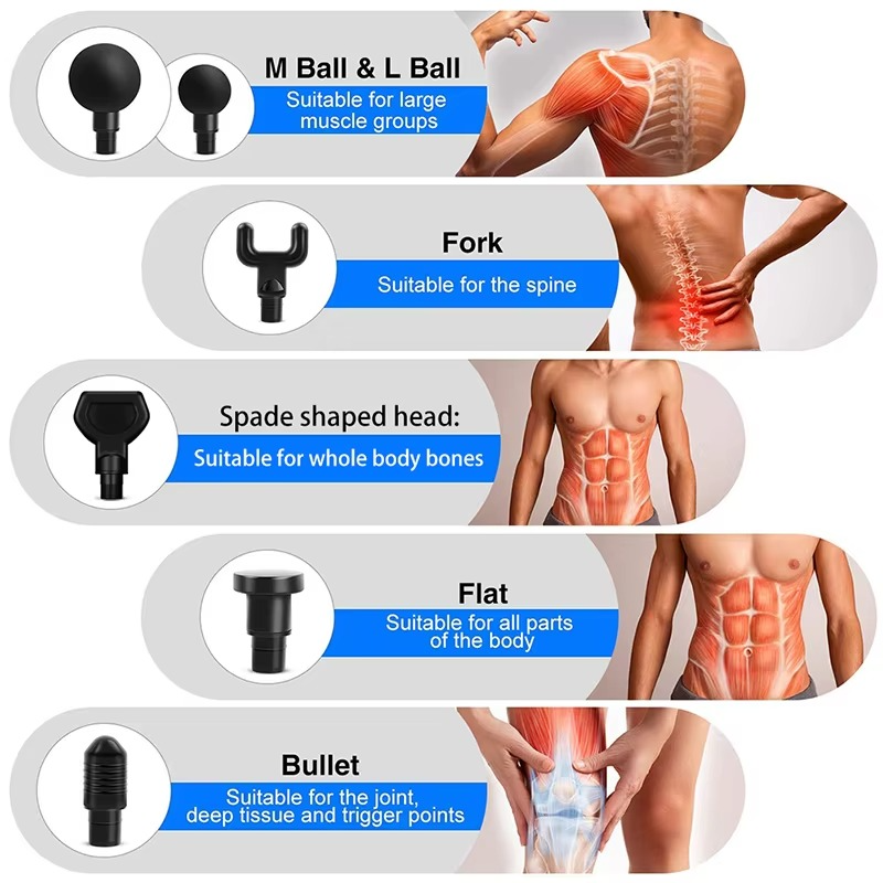 Original 4in1 Massage Gun Deep Tissue Muscle Handheld